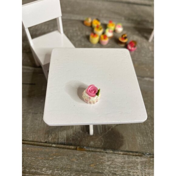 Miniature Dollhouse Set of 11 Fruit Tarts Dessert Food Assorted Pastries Crafts - Picture 7 of 9